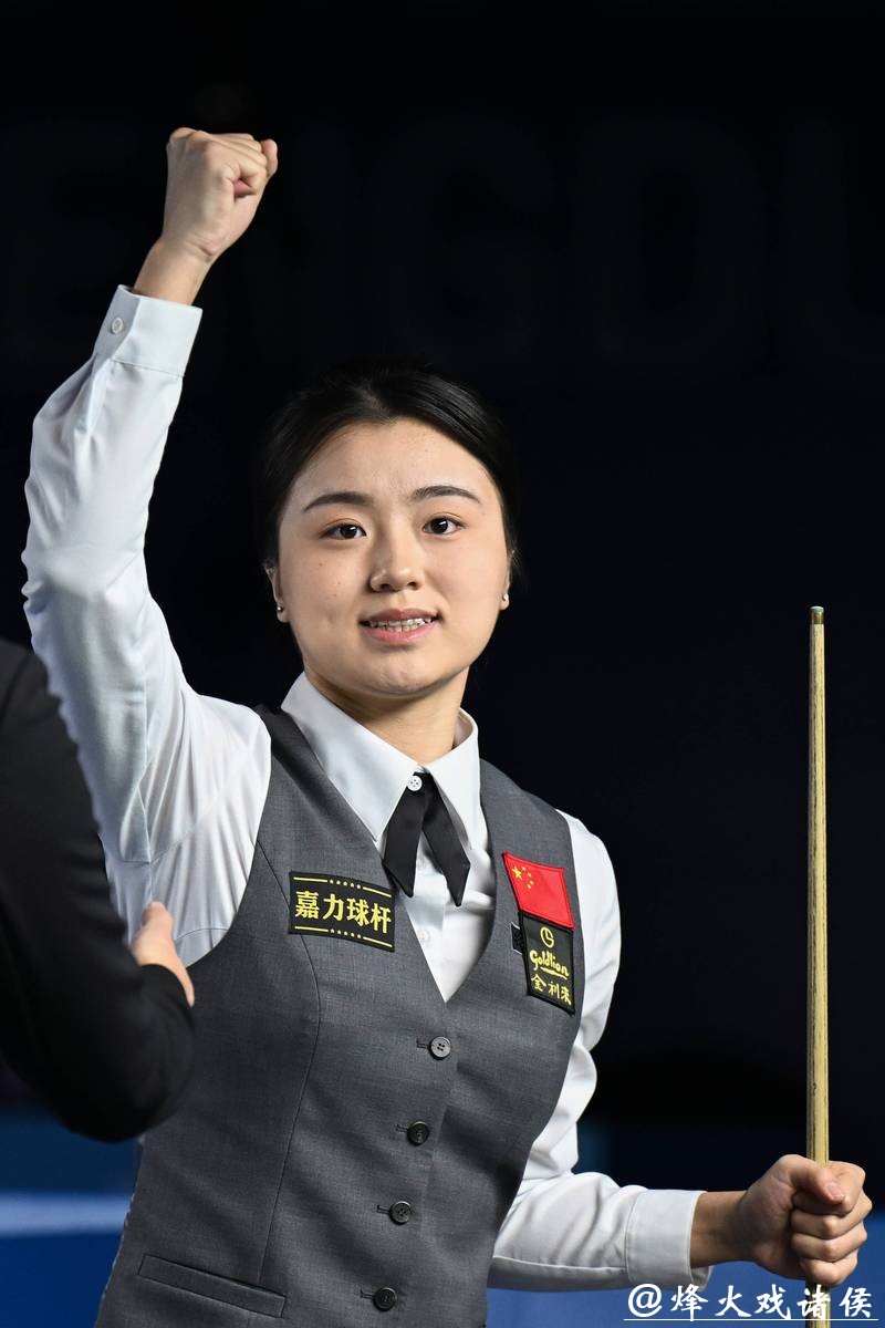 中国选手白雨露刷新斯诺克女子单杆最高分 中国选手白雨露刷新斯诺克女子单杆最高分